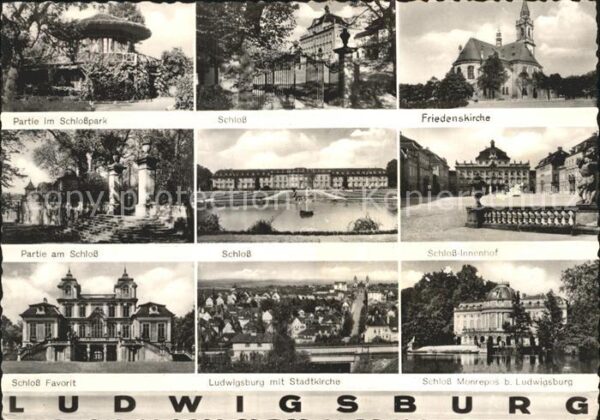 Ludwigsburg Schlosspark Friedenskirche Stadtkirche