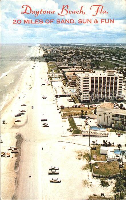 Daytona Beach Fliegeraufnahme Strand