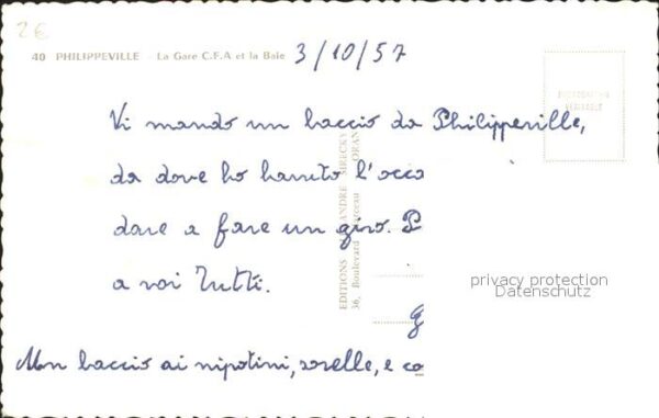 Philippeville Algerien La Gare – Bild 2