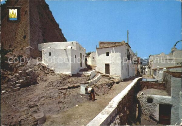 Ibiza Islas Baleares Typical street