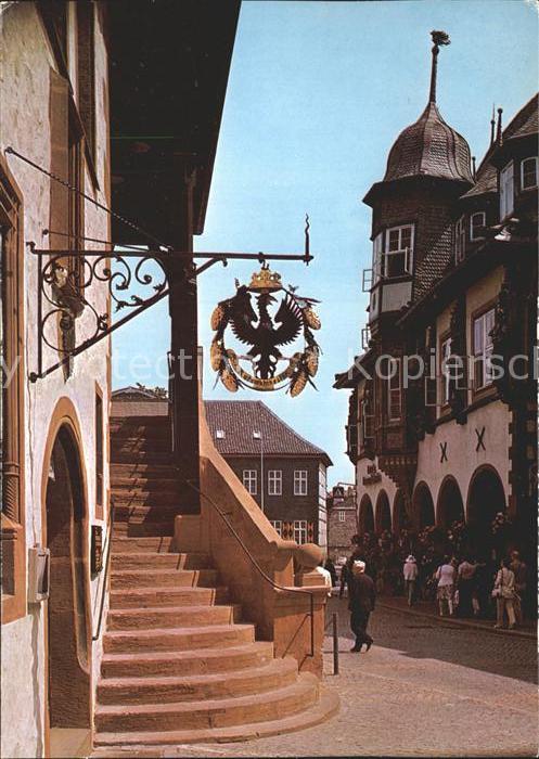 Goslar Ratskellereingang Aufgang zum Huldigung