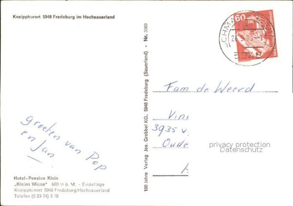 Fredeburg Schmallenberg Sauerland Stadtansicht – Bild 2