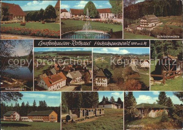Grafenhausen Schwarzwald Ferienhaus Schlüchtmühle Schlüchtsee