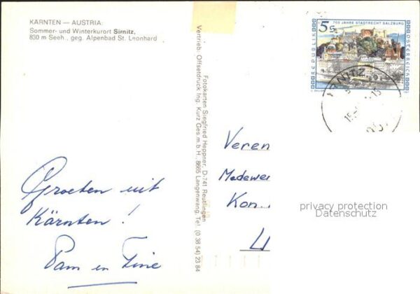 Sirnitz Kaernten Alpenbad Sankt Leonhard – Bild 2