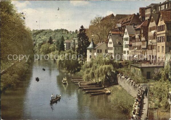 Tuebingen Neckar Hölderlinturm