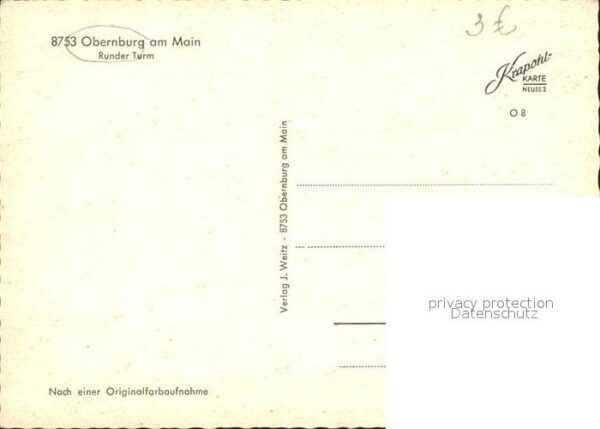 Obernburg Main Runder Turm – Bild 2