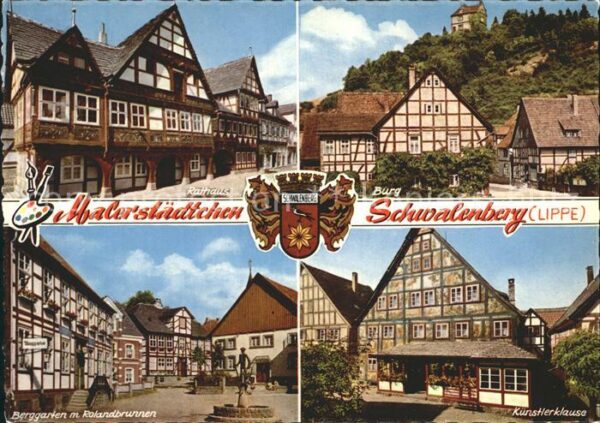 Schwalenberg Rathaus Burg Ronaldbrunnen Künstlerklau