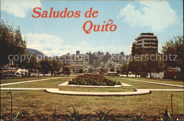 Quito Cultural Patrimony of the humanity