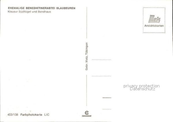 Blaubeuren Ehemalige Benediktinerabtei Klausur Süd – Bild 2