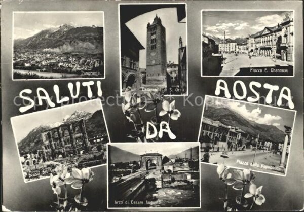 Aosta Panorama Piazza Chanouse Piazza della R
