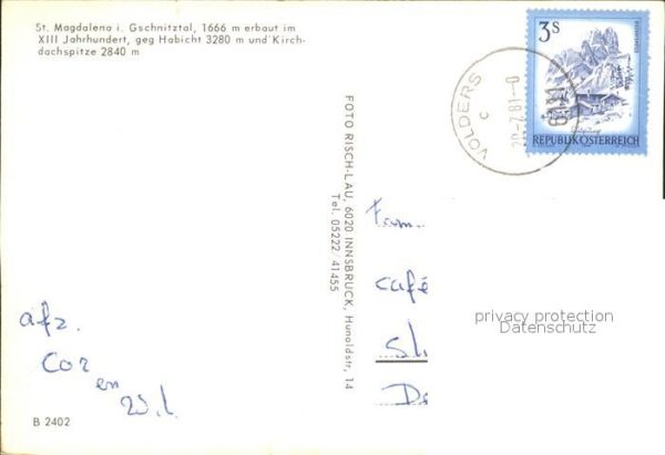Gschnitz Tirol Sankt Magdalena – Bild 2
