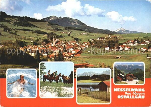 Nesselwang Gesamtansicht Reiter