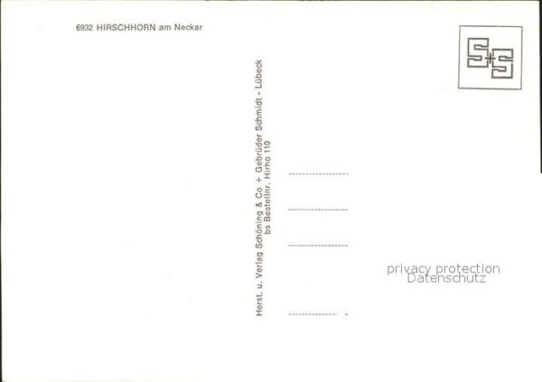 Hirschhorn Neckar Teilansicht – Bild 2