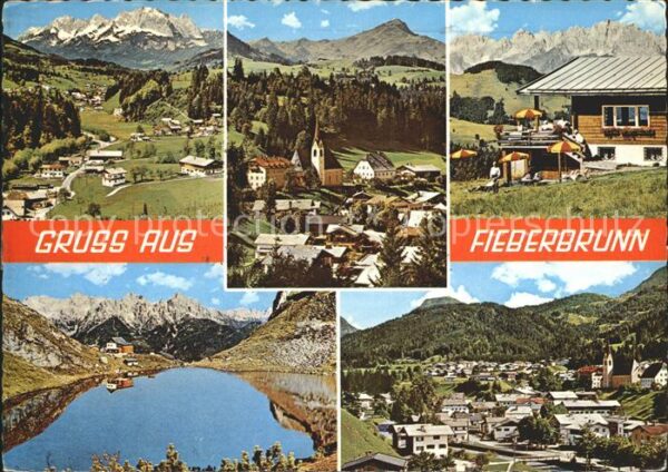 Fieberbrunn Tirol See Panorama
