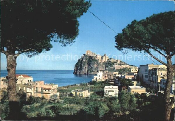 Ischia Panorama mit Schloss