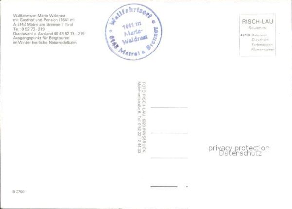 Matrei Brenner Wallfahrtsort Maria Waldrast – Bild 2