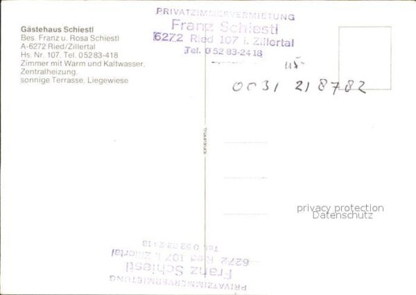 Ried Zillertal Gästehaus Schiestl – Bild 2