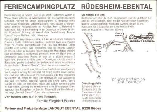 Ruedesheim Rhein Ponyhof Landgut Ebental – Bild 2