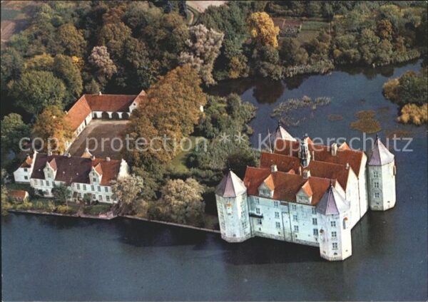 Gluecksburg Ostseebad Schloss Glücksburg Fliegeraufnahme