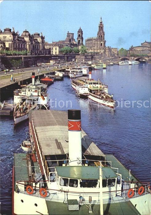 Dresden Brühlsche Terrasse Dampfer