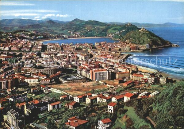 San Sebastian  Pais Vasco ES Vista general desde Ulia