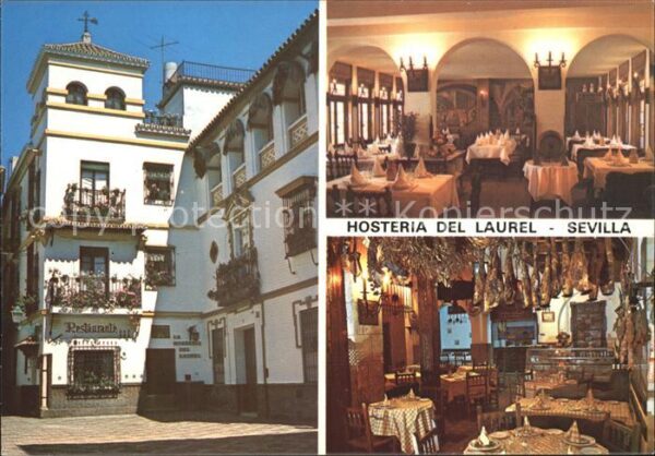Sevilla Andalucia Hosteria del Laurel Gasträume