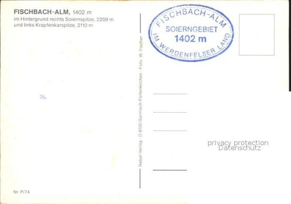 Mittenwald Bayern Fischbach Alm mit Soiernspitze und Krap – Bild 2