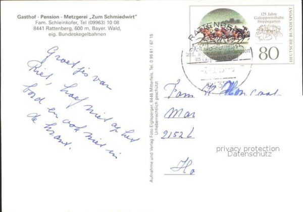 Rattenberg Niederbayern Gasthof Pension Zum Schmiedwirt – Bild 2