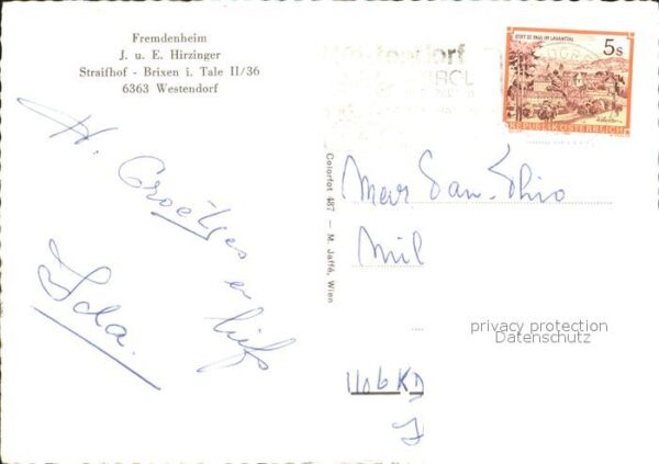Brixen Thale Fremdenheim Streifhof Westendorf – Bild 2