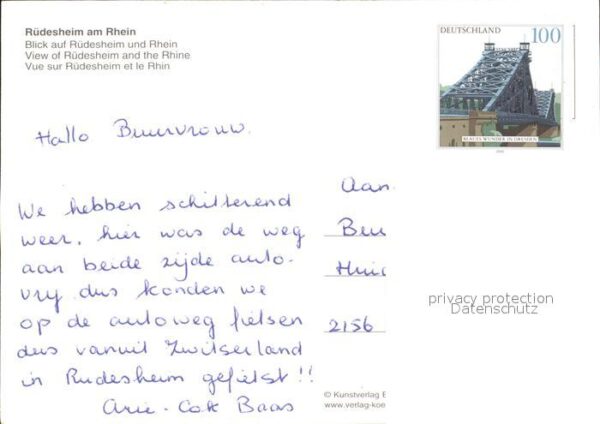 Ruedesheim Rhein Panorama – Bild 2