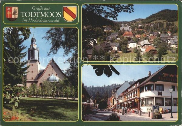 Todtmoos Kirche Ortsansicht Strassenpartie