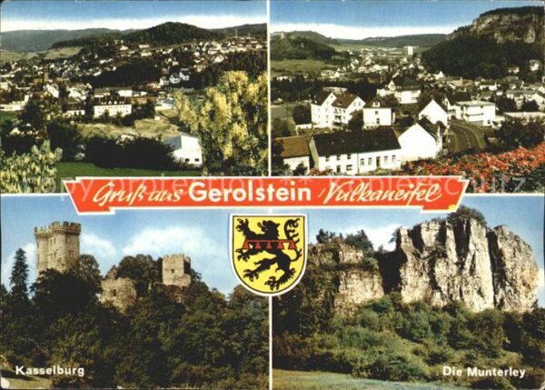 Gerolstein Totalansichten Kasselburg Die Munterley