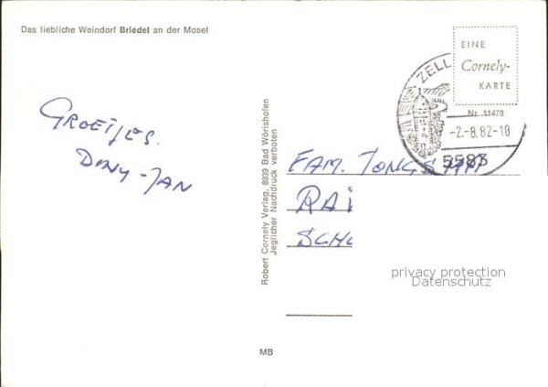 Briedel Moselpartien Fachwerkhaus Kirche – Bild 2