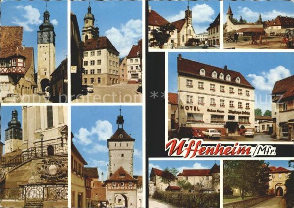 Uffenheim Kirchen Stadttor Hotel und Motel Grüner
