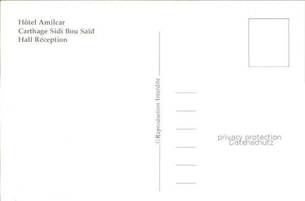 Sidi Bou Said Hotel Amilcar Hall Reception – Bild 2