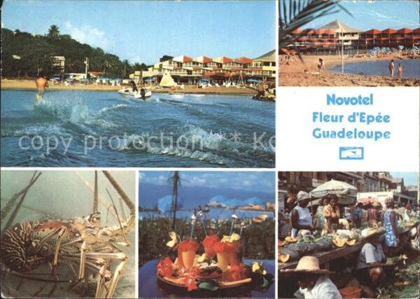 Guadeloupe Novotel Fleur d_Epee Strand Hummer Mark