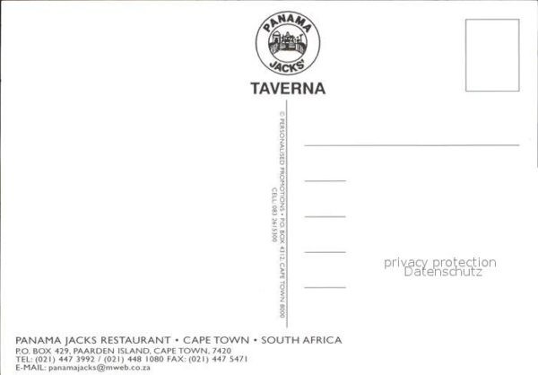 Cape Town Kaapstad Kapstadt Panoama Jacks Taverna – Bild 2