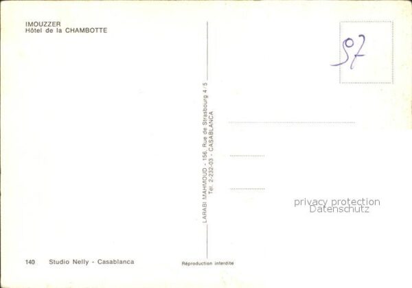 Imouzzer Marokko Hotel de la Chambotte – Bild 2