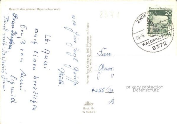 Bayrisch Eisenstein Grenzposten Grenzbahnhof Landesgrenze – Bild 2