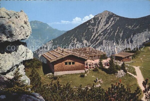 Bad Reichenhall Rasthaus Schlegelmulde am Predigtstuhl