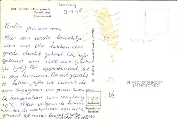 SOUSSE  Tunesie Vue generale – Bild 2