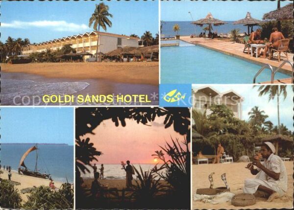 Sri Lanka Goldi Sands Hotel Swimmingpool Strandpa