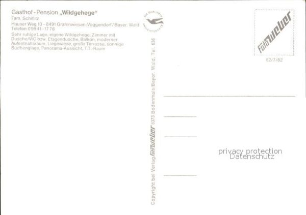 Voggendorf Grafenwiesen Gasthof Pension Wildgehege Gastraum Hir – Bild 2