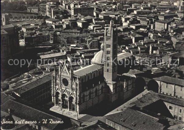 Siena Il Duomo Fliegeraufnahme