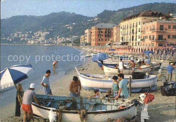 Laigueglia  Il ritorno dalla pesca