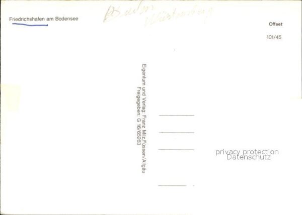 Friedrichshafen Bodensee Fliegeraufnahme Bodenseefähre – Bild 2