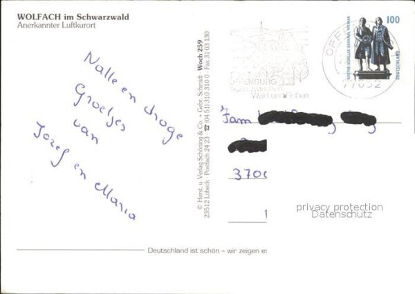 Wolfach Hauptstrasse Brunnen – Bild 2