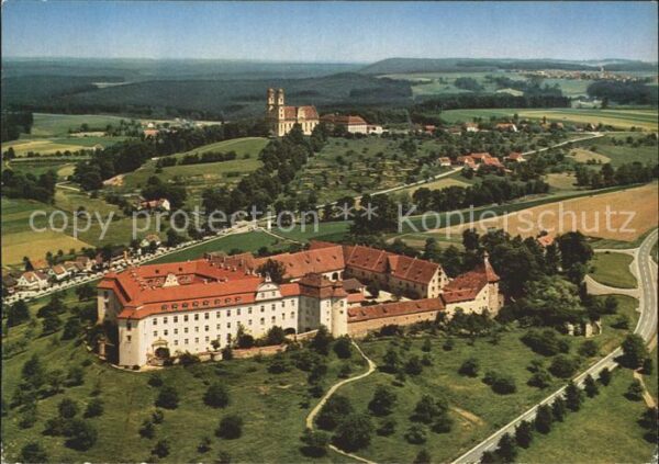 Ellwangen Jagst Schloss und Wallfahrtskirche Schönenber