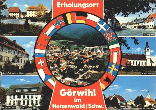 Goerwihl Dorfstr Marktplatz Albert Schweitzer Ha