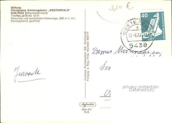 Rehe Westerwald Stiftung Christl Erholungsheim Fliegera – Bild 2